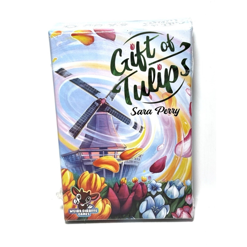 Gift of Tulips 2nd Edition Board Game Sara Perry Weird Giraffe Games New Sealed